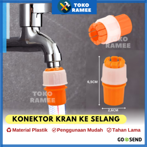 Sambungan Konektor Selang Keran Kran Air | Alat Penyambung Selang Kran Air Taman Tanaman Kebun