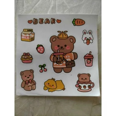 Decorative Assorted Cartoon Stickers for Power Bank and Laptop