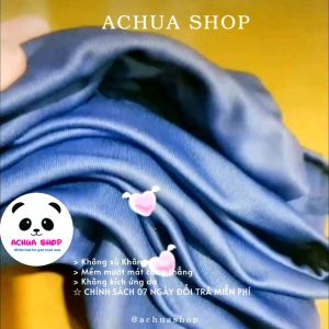 [FREESHIP 🎁 mua 1 tặng 1🎁] Bộ drap ga - ga lẻ - vỏ gối lẻ - mền lẻ THUN LẠNH HÀN TRƠN TÔNG XANH MỀM MƯỚT MÁT LẠNH - ACHUASHOP
