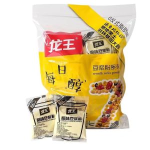 龙王豆浆粉450gDragon King Soybean Milk Powder Instant Drink Original Sweet Soybean Soil Milk Machine Breakfast