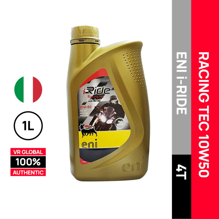 Eni I Ride Racing Tec T W Fully Synthetic Engine Oil Italy L Lazada