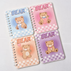 TC Note Book Ring Motif Buku Memo Kecil A7 Spiral isi 80 Lembar Notebook Mini S101