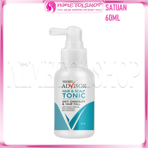 MAKARIZO Advisor Hair & Scalp Tonic 240ml 140ml 60ml Anti Fall Defense Rambut Rontok Ketombe