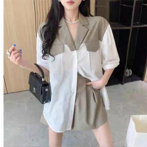 [Basica Moda] 5835 Setelan Wanita 2 in 1 Atasan Baju Celana Aracely Twill Import