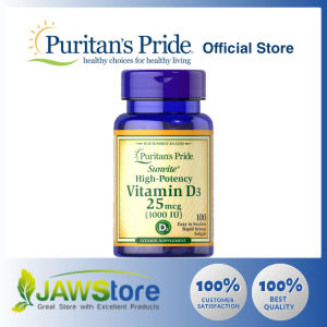 Puritans Pride Vitamin D3 1000 IU / 100 Softgels / Item #15605