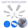 Universal 360° Rotating Central Aircon Deflector Fan Anti Direct Blow Wind Guide Fan. 