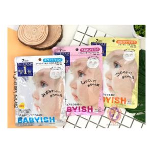 MẶT NẠ DƯỠNG ẨM TRẮNG DA KOSE CLEAR TURN BABYISH 7 MIẾNG - JAPAN