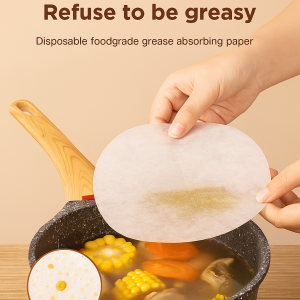 【Reject Grease】Healthy Diet One-Time Use Soup Oil-Absorbing Paper 100/200 Pcs Disposable Food Oil Absorbing Paper Kitchen Grease Baking