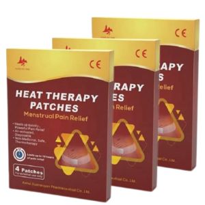 3 Boxes Heat Therapy Patches – Menstrual Pain Relief for Women Soothing Heat Patch for Dysmenorrhea & Cramps Masakit na Puson Solution During Buwanang Dalaw Natural & Safe Warming Pads Long-Lasting Comfort Travel-Friendly Easy to Apply