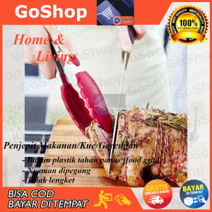 Penjepit Makanan Bahan Silicone + Stainless Capitan Gorengan Kue