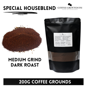 Coffee Grounds PH - Special Houseblend 200g | Medium Grind Coffee x Dark Roast | Organic Coffee in Resealable Pouch