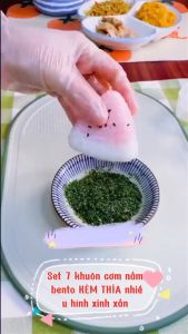 Combo 10 Khuôn làm cơm khuôn ép cơm Onigiri cho bé ăn ngon Phukienprocare