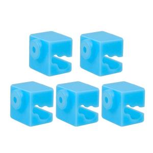 ปลอกซิลิโคนสำหรับเครื่องพิมพ์3D V5เครื่องอัดรีดบล็อคเครื่องทำความร้อนอลูมิเนียมให้ความร้อนสำหรับทนความร้อนได้เคสสำหรับ I3M