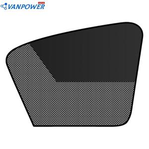 ที่กันแดดรถยนต์แม่เหล็กหน้าต่างด้านข้างสีคล้ำป้องกันแสงแดดสำหรับรถยนต์ไฟเก๋งการปิดกั้น