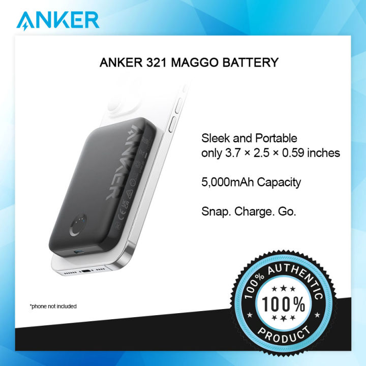 Anker 321 MagGo Battery PowerCore 5K Power Bank Lazada PH anker-321-maggo-battery-powercore-5k-power-bank-lazada-ph