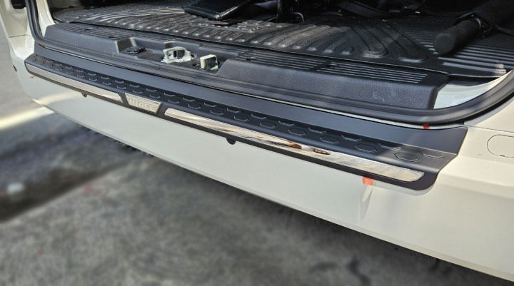 Toyota Hiace 2019 Rear Stepsill Rear Bumper Guard Chrome Lining | Lazada PH