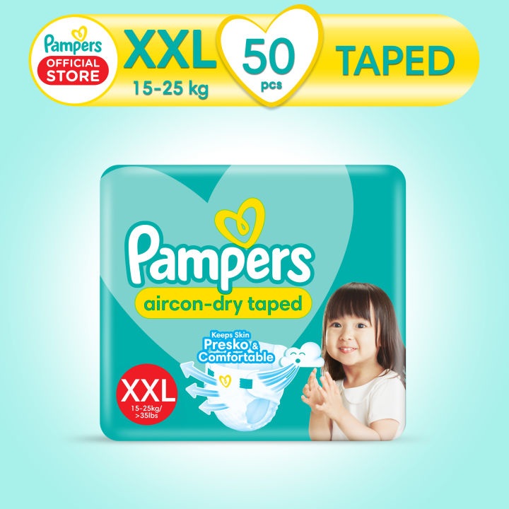 Disposable Nappies Pampers Nappies Bulk Pampers Aircon-Dry Taped