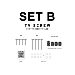 [SET] TV Screw for TV Bracket Holes VESA Wall Mount Skru untuk Lubang Pengantung TV