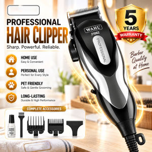 【1 Year Warranty】 Hair Clipper Original Professional Rechargeable Hair Clipper 21pcs Set Wireless Hair Trimmer Cutting Machine Safe Low Voice for Child Men Adult Razor
