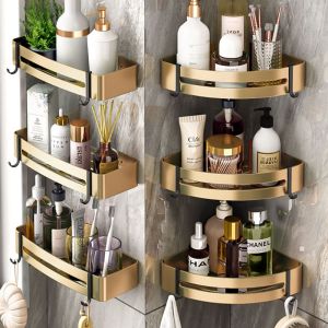 MEIDOO Bathroom punch-free storage rack corner rack shampoo rack bathroom accessories rack wall mount