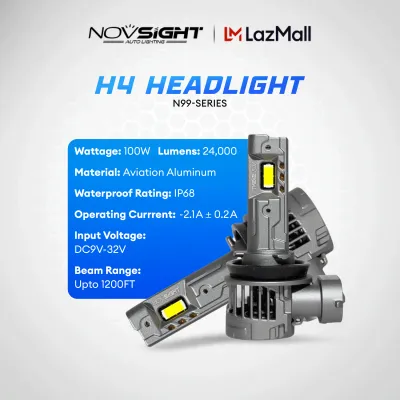 NOVSIGHT LED Bulb for Toyota Innova 2005 to 2015 Headlight / Foglamp Foglight Free 2pcs T10 LED