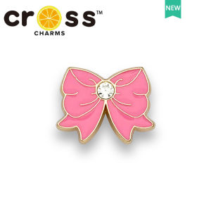 jibbitz cross โลหะ หัวเข็มขัดดอกซากุระ สีชมพูหวาน ตกแต่งแฟชั่น สำหรับรองเท้า cross จิ๊บบิท ตัวติดรองเท้า cross