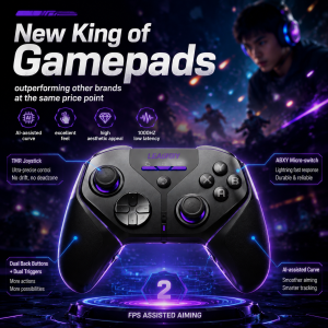 LeadJoy Tianjian Plus Gamepad New Launch FPS Dominance AI Custom Curve Ultra Comfort Grip Multi-Platform Wireless Controller for PC/Switch/iOS/Android#5