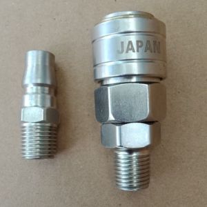 Bộ khớp nối nhanh khí nén ren ngoài 1/4 inch (13mm) và 3/8 inch (17mm)