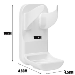 Wall Mounted Electric Tooth Brush Rack Traceless Self-adhesive Shaver Storage Racks Bathroom Organizer