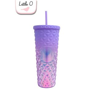 750ml Girlwill Tumblr BPA FREE Tumbler Plastik Gelas Minum Water Cup Diamond Shell