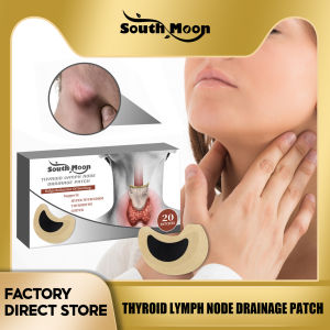 South Moon Thyroid Lymph Node Drainage Patch Detox Patch Relieve Lymph Swelling Neck Nodes Removal Lymphatic Pain Relief Treatment Lymphatic Drainage Medical Plaster Relieve Neck Swelling Breast Node Drainage Removing Lymph Nodes Treatment Medicine