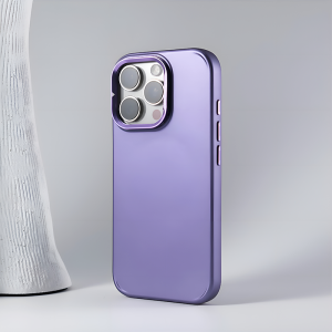 Sanptoch เคสโทรศัพท์แม่เหล็กสำหรับ Magsafeสำหรับ iPhone 16 15 14 13 Pro Max ป้องกันการเคสกันลายนิ้วมือแม่เหล็กสำหรับ iPhone 16 Pro Max เคสกันกระแทกคอมพิวเตอร์บางพิเศษพร้อมที่ยึดเลนส์กล้องถ่ายรูปที่มองไม่เห็น