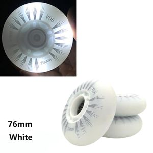 NALANILI 4pcs Đèn LED Giày trượt patin trẻ em có bánh xe phát sáng Nhiều màu sắc 60/62/70/72/76/80 mm Phụ tùng bánh xe lăn  Bánh xe phát sáng dành cho giày trượt patin ngoài trời