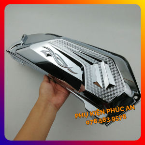 Ốp bầu gió xe AB Airblade 125 160 đời 2023 2024 chụp bảo vệ pô e air blade 125cc 160cc xi inox carbon phụ kiện trang trí