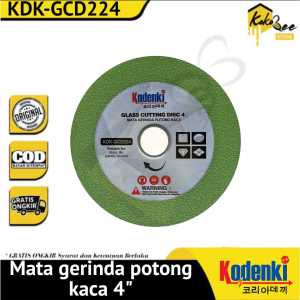 Glass cutting disc 4" mata pisau gerinda potong kaca keramik - mata gerinda potong kaca 4inch kodenki - glass cutter disc mata potong kaca keramik 4 inch tajam kuat dan sangat awet hasil potongan kaca jadi presisi glas cutting disk