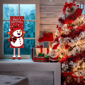Christmas Hanging Flag Merry Christmas Decorations For Home Christmas Ornament Navidad Natal Noel