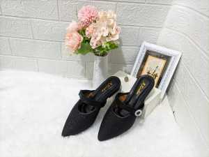 Sandal wanita hak tahu bapau 3cm terbaru
