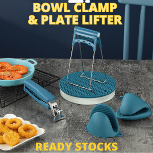 Anti-Scald Bowl Clamp Plate Lifter Kitchenware Hot Pan Holder Hot Plate Bowl Lifter Pengapit Mangkuk Pengangkat Pingan