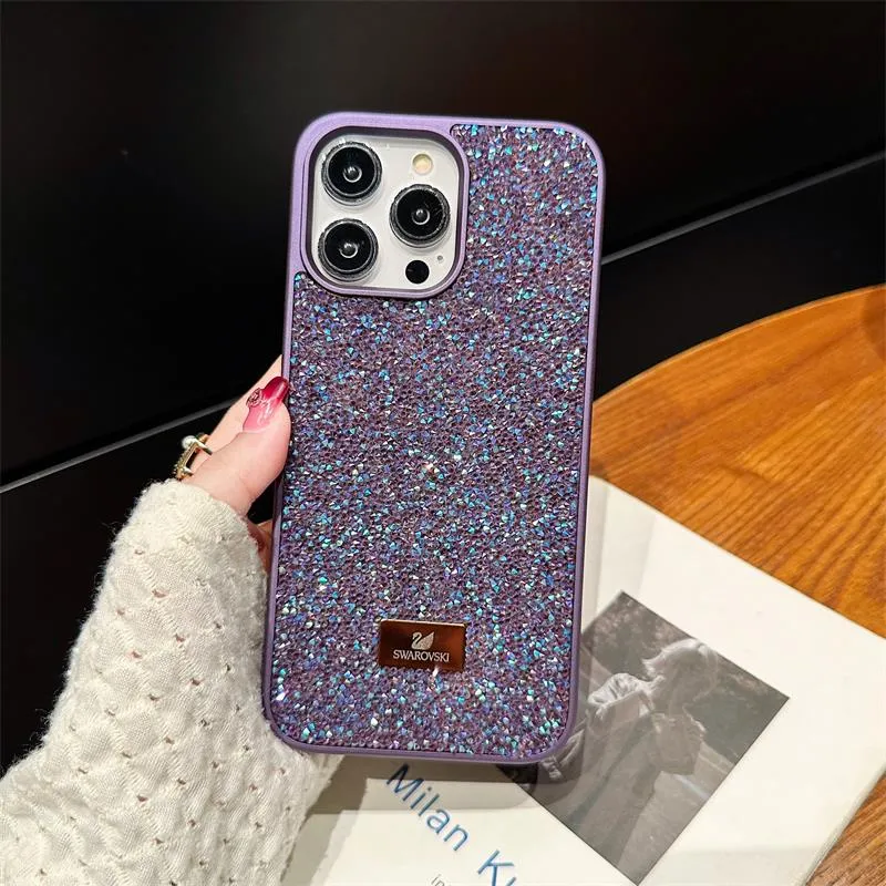 Iphone 13 Swarovski 12 Pro Max Swarovski Diamond Bling Hard Case