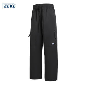 ZEKE B0045 Men Cargo Pants Seluar Panjang Kerja Lelaki Pocket Zipper Plain Trouser Tactical Working Cargo Long Pant