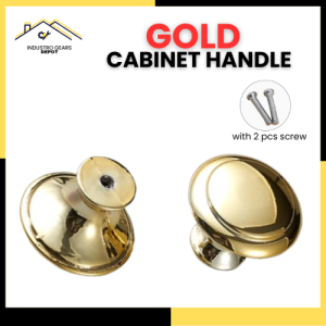 IGD || Round Cabinet Handle | Stainless Steel Handle Cabinet Knob  (black silver gold) sold per piece