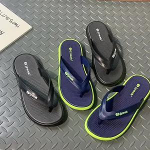 New MenS Soft Flip-Flops Fashionable And Trendy Suitable For Summer Outdoor Wear Beach Sandals Toe-Post Slippers Flat-Soled Casual Shoes