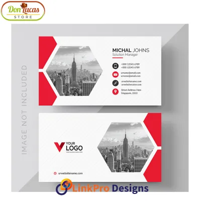 Calling Card Professional Business Card Elegant Design Professional Design Business Calling Cards Don Lucas Store Simple Premium layout Luxury Style calling card