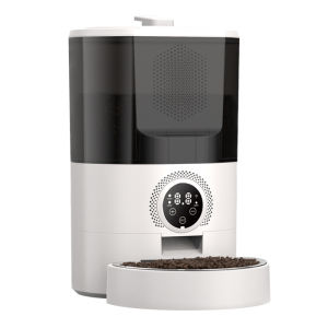 Smart Pet Feeder for Cats Dogs - Timed Automatic Food Dispenser Remote Control Portion Control
