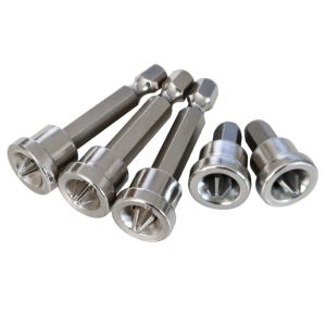 5pcs Magnetic Positioning Drywall Screwdriver Tip Bits 25/50mm Gypsum Board Plasterboard Screws Locating Batch Head Drilling