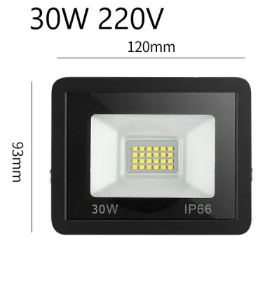 Đèn Pha Led Ngoài Trời 10W 20W 30W 50W 100W siêu sáng đèn an ninh IP67 Đèn chiếu điểm chống nước cho bãi đậu xe sân vườn sân chơi