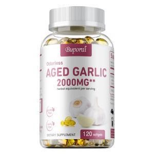 Odorless Garlic 2000mg Per Servings 2 Years Aged Garlic Extract Grown Allium Sativum Bulb Potent Antioxidant Supplement Immune Support and Heart Health
