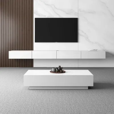 Light Luxury TV Cabinet / Living Room Wall Mounted TV Cabinet ( LOWER Cabinet ) / Kabinet Tv Dinding Gantung