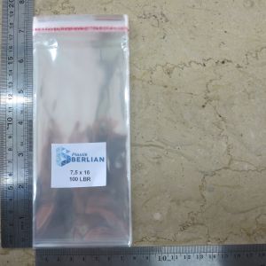 75x16 cm Plastik Opp 18 micron ( Tipis ) isi 100 lembar