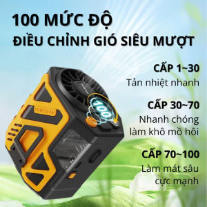 Quạt đeo hông tích điện Zlife 30000mAh quạt điều hoà treo thắt lưng đeo cổ kết hợp áo chống nắng pin trâu sử dụng mát mẻ cả ngày